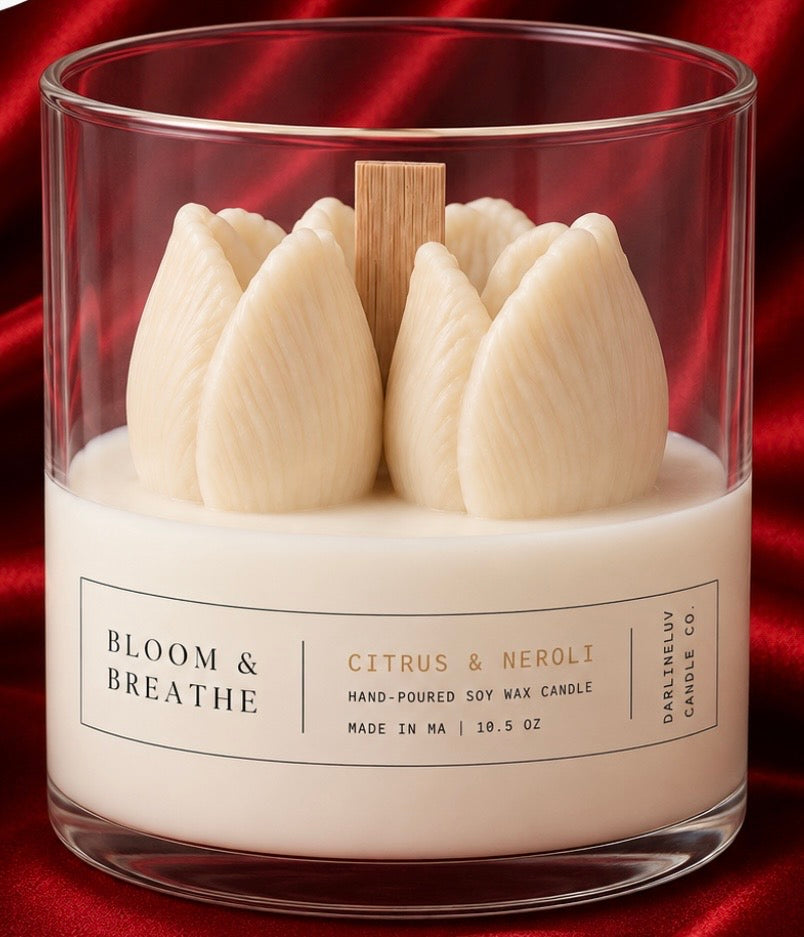 BLOOM & BREATHE -Luxury Floral Jar Candle