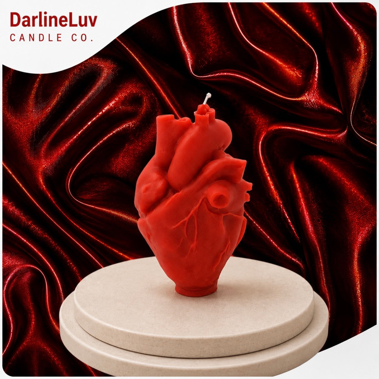 Anatomical Heart Candle