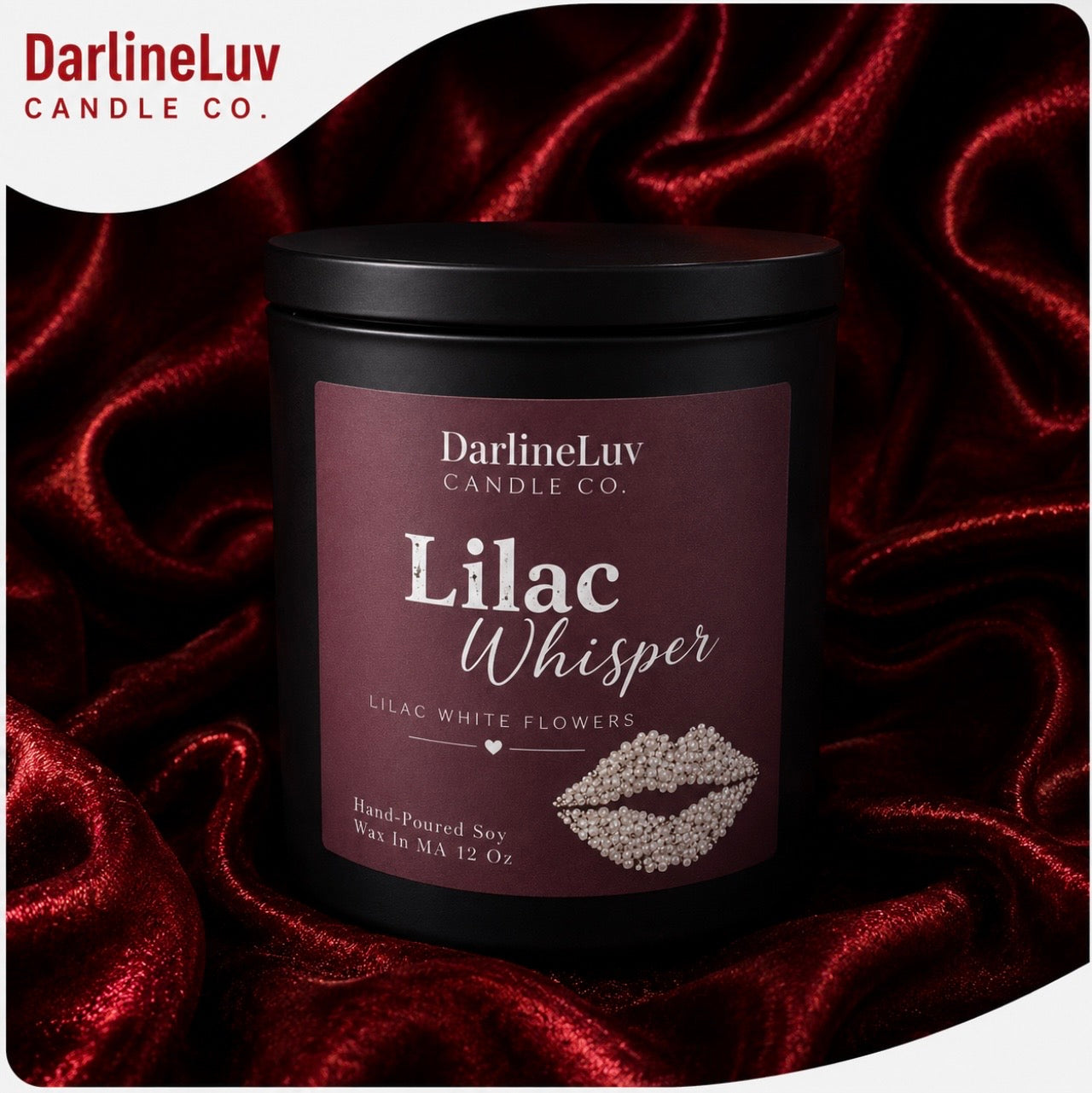 LILAC WHISPER | Luxury Floral Soy Candle | Elegant Home Fragrance | Self-Care Gift
