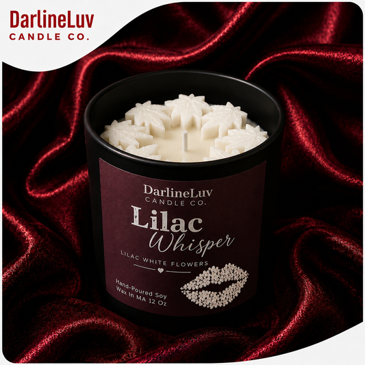 LILAC WHISPER | Luxury Floral Soy Candle | Elegant Home Fragrance | Self-Care Gift