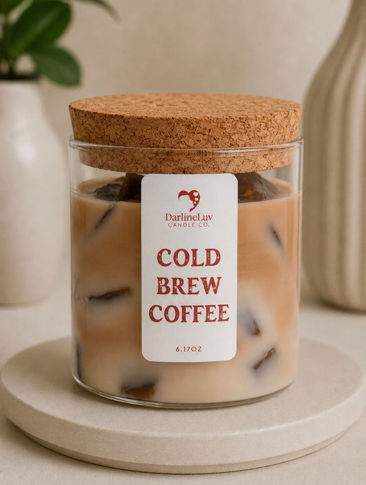 COFFEE VIBES COLLECTION | Luxury Coffee-Inspired Soy Candles | Café Home Fragrance Collection