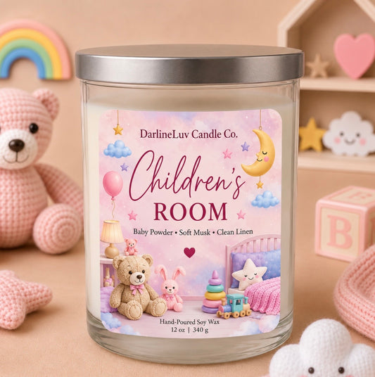 Children’s  Room – Hand-Poured Soy Wax  | Clean & Comforting Nursery Scent