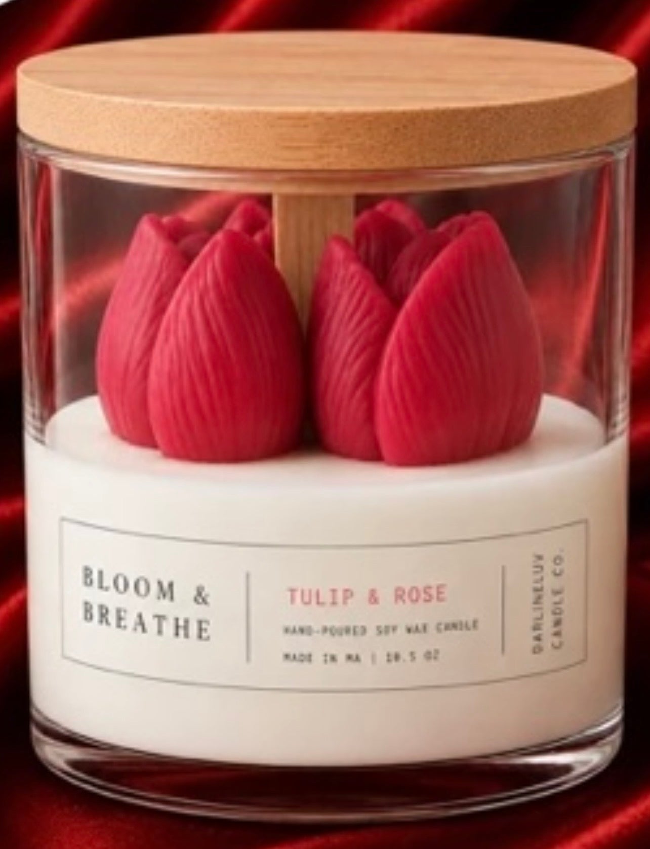 BLOOM & BREATHE -Luxury Floral Jar Candle