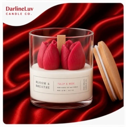 BLOOM & BREATHE -Luxury Floral Jar Candle
