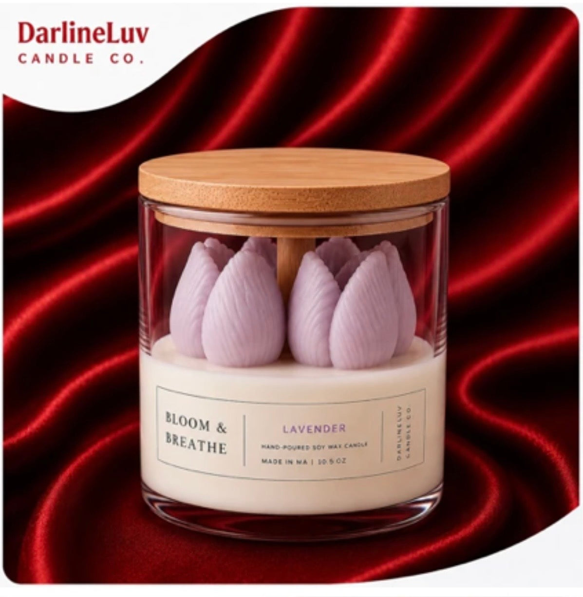 BLOOM & BREATHE -Luxury Floral Jar Candle