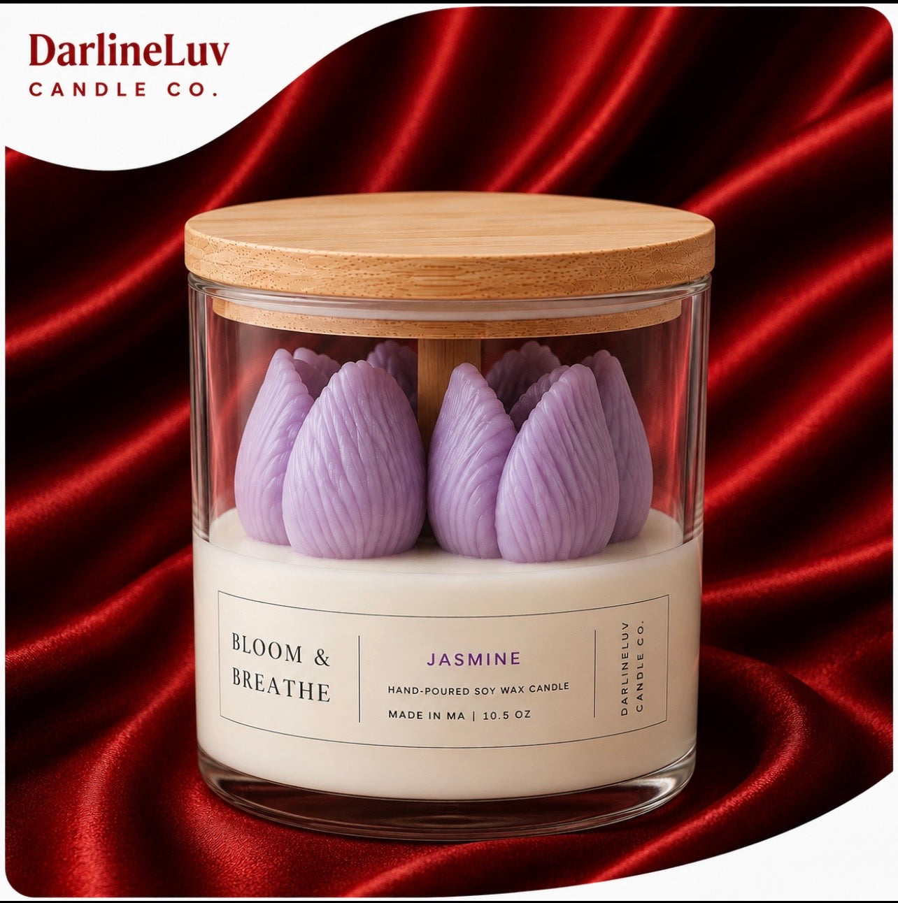 BLOOM & BREATHE -Luxury Floral Jar Candle