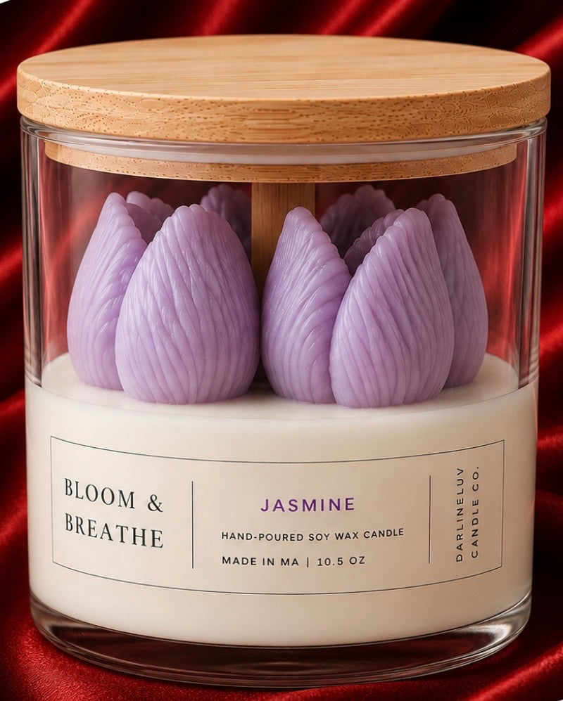 BLOOM & BREATHE -Luxury Floral Jar Candle