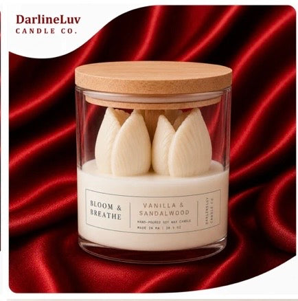 BLOOM & BREATHE -Luxury Floral Jar Candle